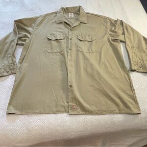 Dickies Khaki Shirt‎ Size 3XL